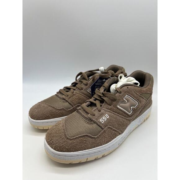 New Balance 550 Suede Mushroom BB550PHA Sneakers Men's Size 8.5 - Picture 10 of 12